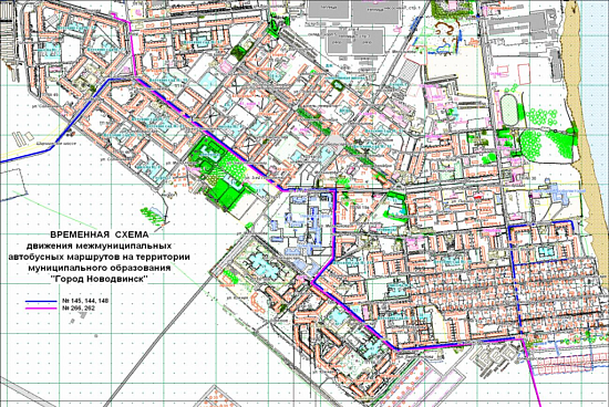 Карта новодвинска с улицами и номерами